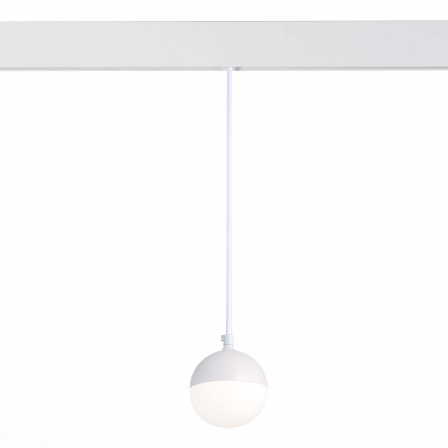ST358.543.07 Магнитный трековый светильник подвесной Белый LED 1*7W 4000K 520Lm Ra&gt;80 120° IP20 D90x SKYLINE 48 ST LUCE