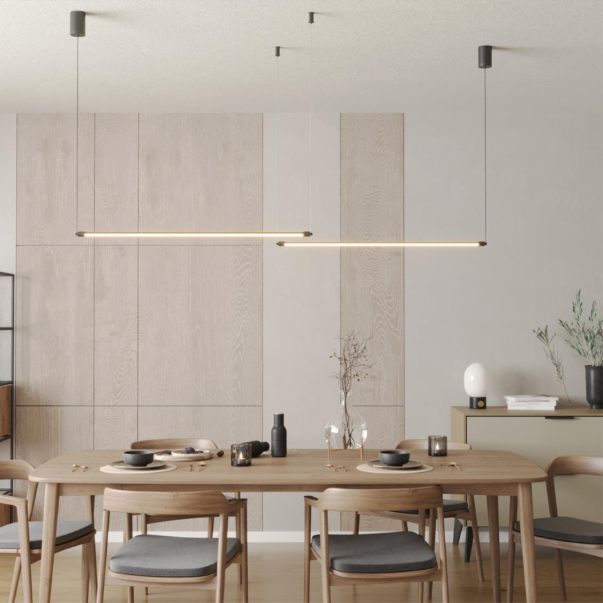 Светильник линейный светодиодный NOVOTECH 359347 VITZ хай-тек черный 16Вт