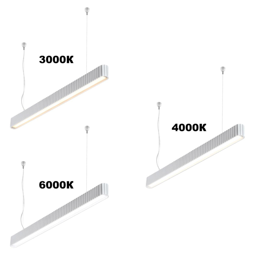 Светильник подвесной светодиодный с переключателем цв.температуры NOVOTECH 359404 YESO хай-тек белый 28W