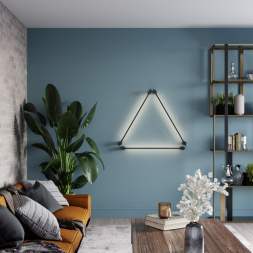 Настенный светильник ODEON LIGHT 4395/8WL DALIA хай-тек черный 1x8W