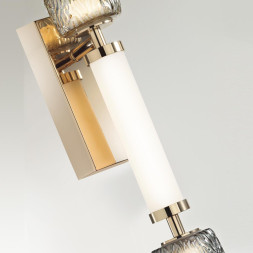 Настенный светильник ODEON LIGHT EXCLUSIVE 5426/13WL KLIFF LED 13W золотой/белый/дымчатый/коньячный модерн