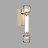 Настенный светильник ODEON LIGHT EXCLUSIVE 5426/13WL KLIFF LED 13W золотой/белый/дымчатый/коньячный модерн