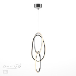 Подвес ODEON LIGHT EXCLUSIVE 4891/32L SPACE модерн хром/акрил 32W