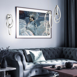 Подвес ODEON LIGHT EXCLUSIVE 4891/32L SPACE модерн хром/акрил 32W