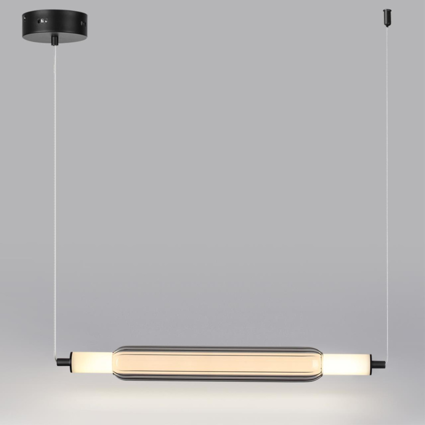 Подвес LUMION 6556/15L TRENDY модерн черный, дымчатый 15W