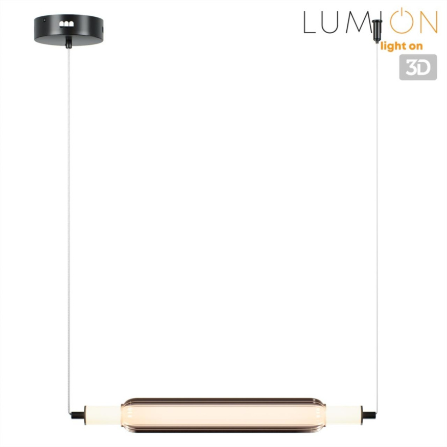 Подвес LUMION 6556/15L TRENDY модерн черный, дымчатый 15W