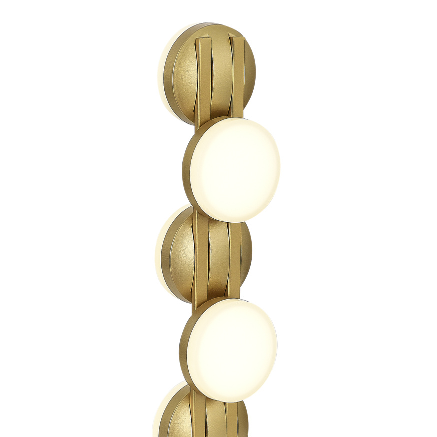 SL6610.204.06 Прикроватная лампа ST-Luce золотистый/белый LED 1*12W 4000K MONRO ST LUCE