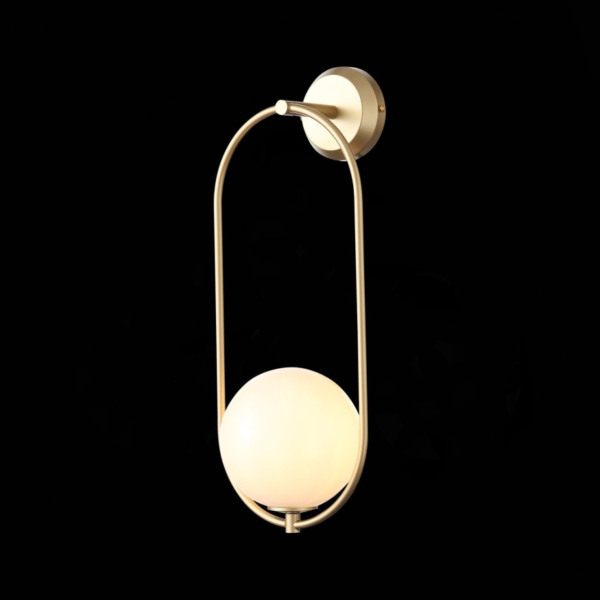 SL1118.201.01 Светильник настенный ST-Luce Золотистый/Белый E14 1*40W PENOLO ST LUCE