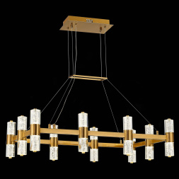 SL6007.203.20 Люстра подвесная ST-Luce Латунь/Прозрачный LED 20*2,5W 4000K GEMINA ST LUCE