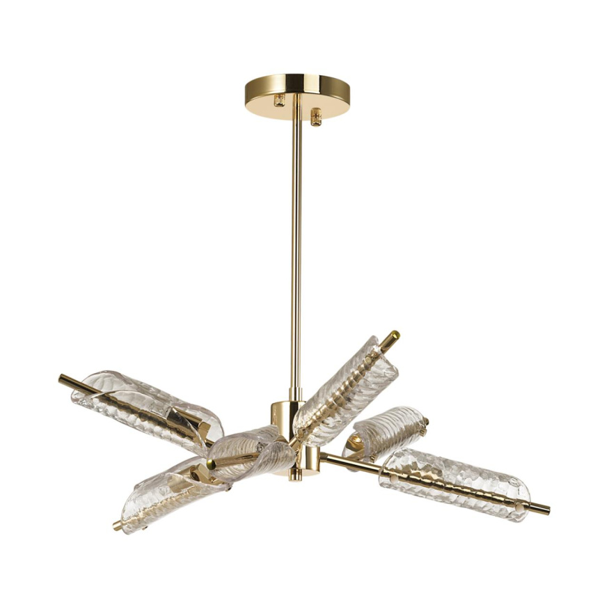 Люстра потолочная LUMION 6537/6C GEORGIA неоклассика золотой 6x25W