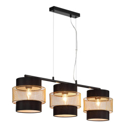 Подвес LUMION 8003/3A ANIMAISA модерн черный, золотой 3x60W