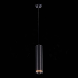 ST115.443.12 Светильник подвесной Черный LED 1*12W 4000K 936Lm Ra>90 120° IP20 D80xH300 165-265V Подвесные светильники ST LUCE
