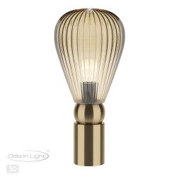 Настольная лампа ODEON LIGHT EXCLUSIVE 5402/1T Elica E14 40W золотой/янтарный модерн