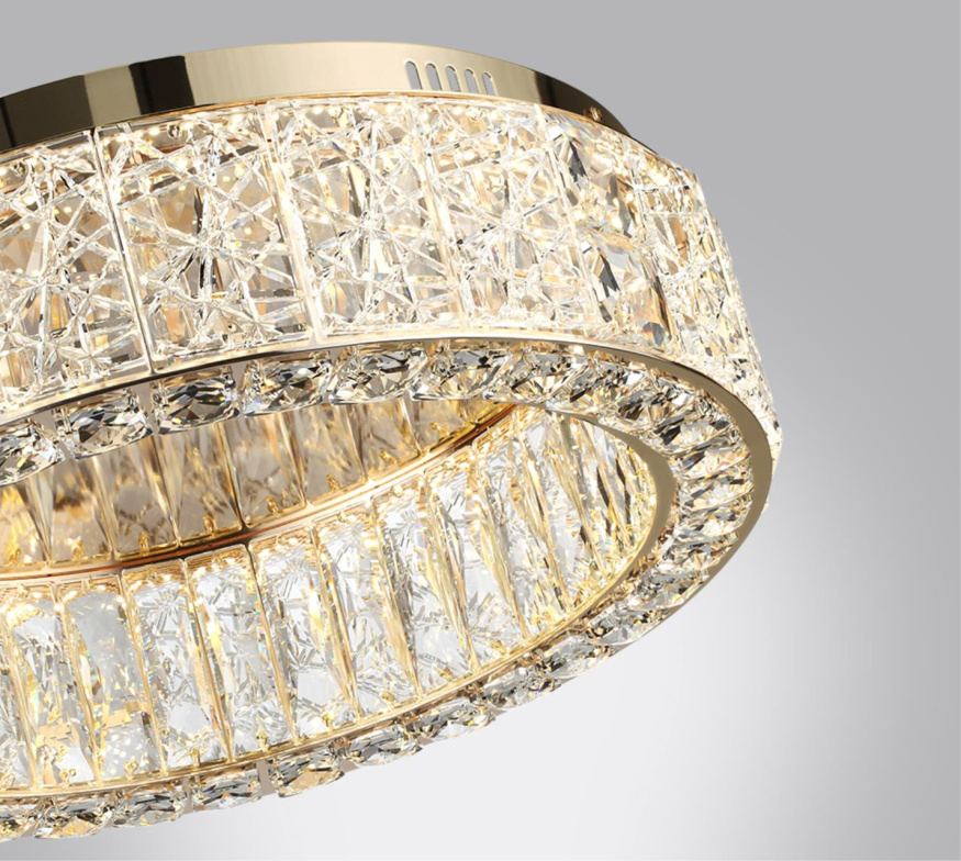 Люстра ODEON LIGHT 5071/60CL VERSION модерн золото/прозрачный 60W