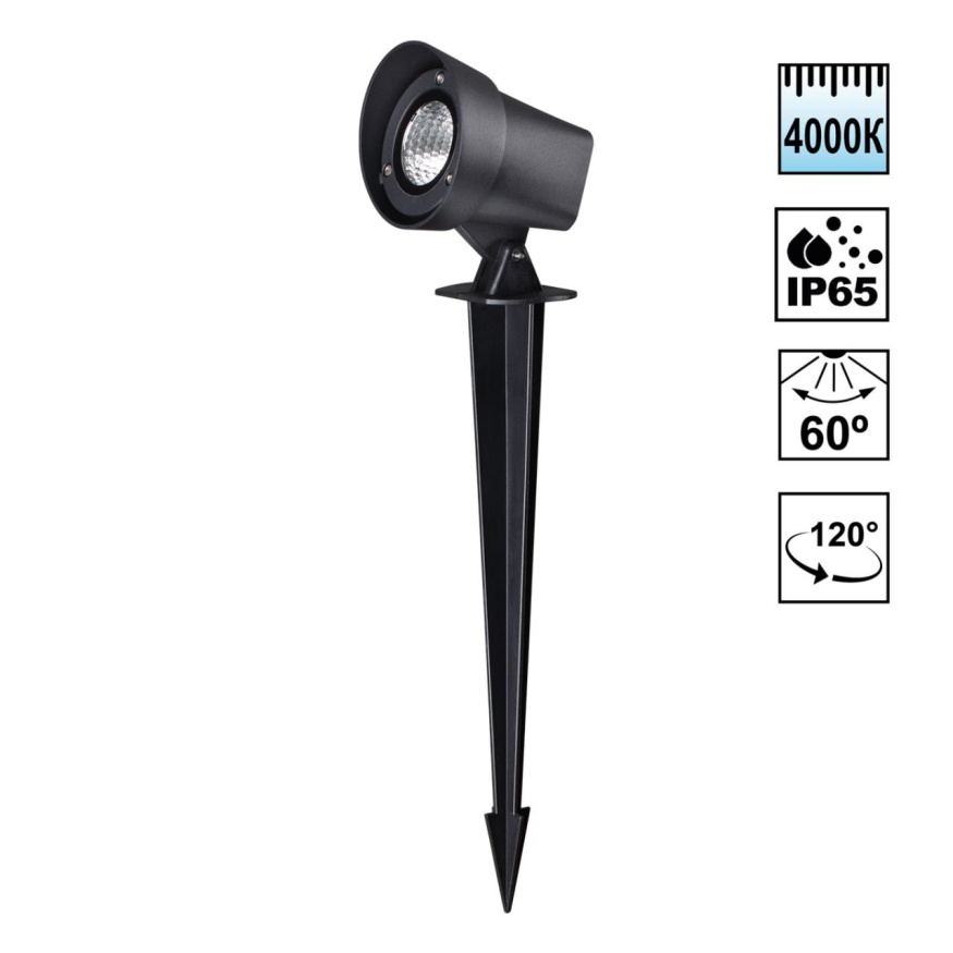 Светильник ландшафтный светодиодный грунтовый NOVOTECH 359530 LANDSCAPE черный 13W