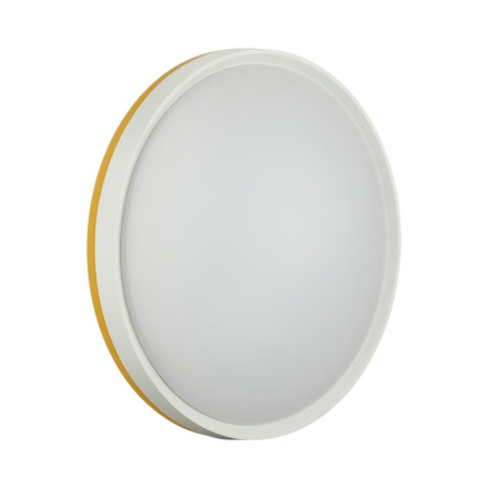 Настенно-потолочный светильник SONEX 7709/DL KEZO YELLOW LED 48W белый/желтый модерн