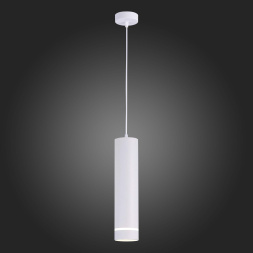 ST115.533.12 Светильник подвесной Белый LED 1*12W 3000K 936Lm Ra&gt;90 120° IP20 D80xH300 165-265V Подвесные светильники ST LUCE