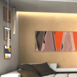 Светильник накладной светодиодный NOVOTECH 358985 ALBA минимализм бронза светлая/черный 15W