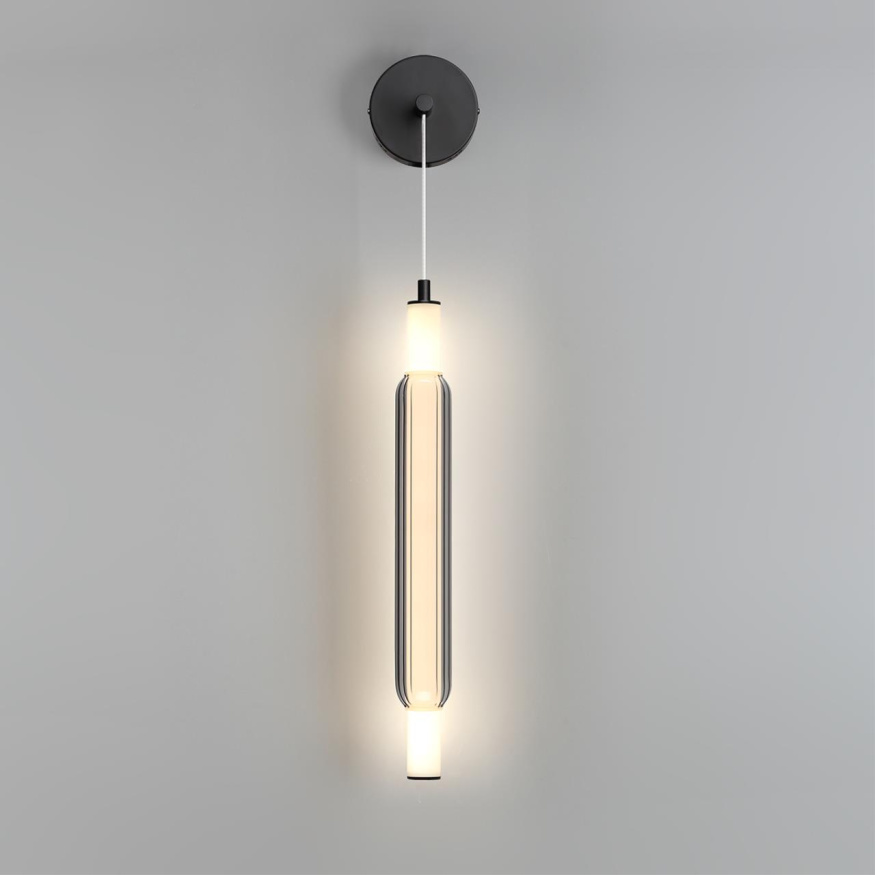 Бра LUMION 6556/15WL TRENDY модерн черный, дымчатый 15W