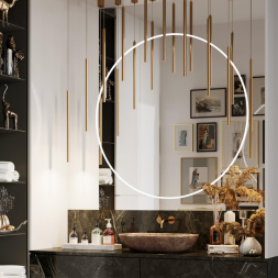 Подвесной светильник ODEON LIGHT 4374/3L FIANO хай-тек золотой 1x3W