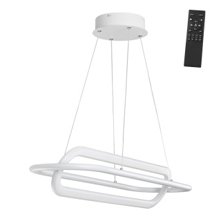 Светильник подвесной светодиодный диммируемый, в комплекте пульт ДУ NOVOTECH 359172 ONDO в скандинавском стиле белый 116W