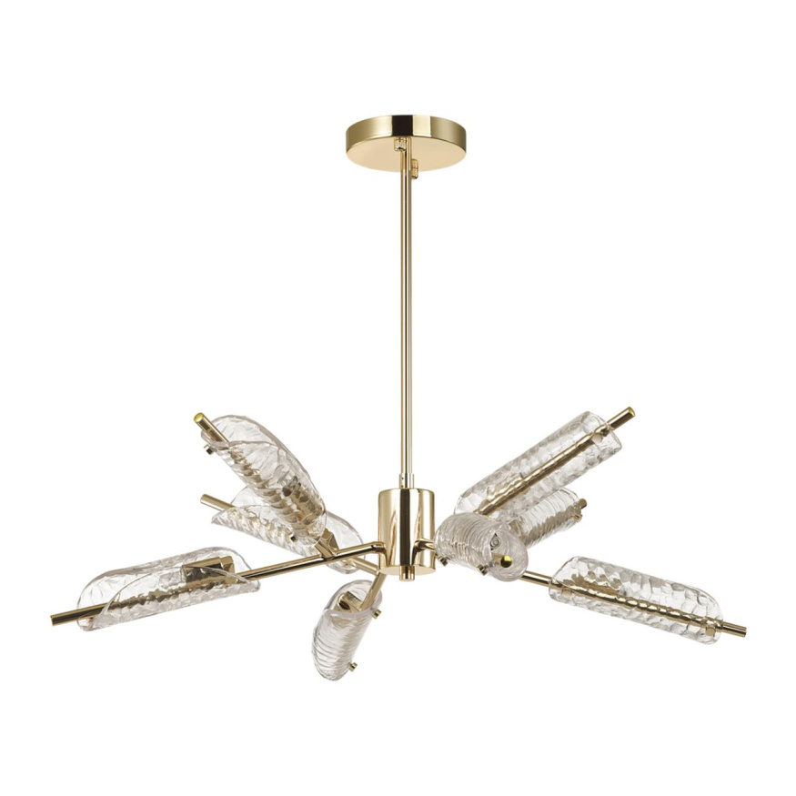 Люстра потолочная LUMION 6537/8C GEORGIA неоклассика золотой 8x25W