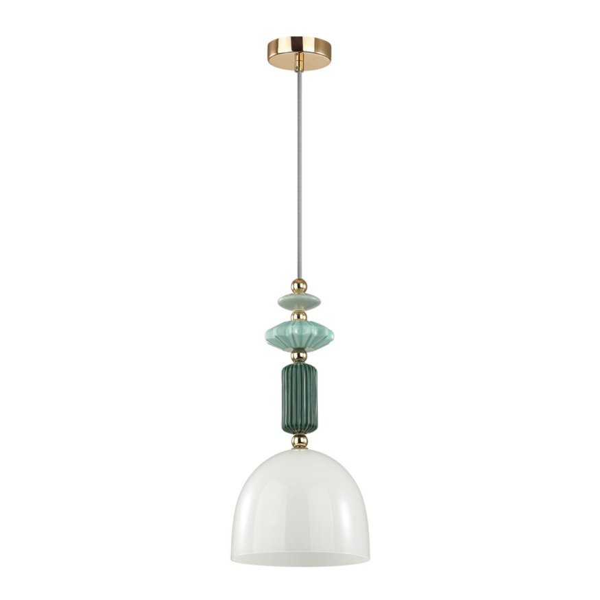 Подвес ODEON LIGHT EXCLUSIVE 4861/1C CANDY в классическом стиле золото/разноцветный 1x40W