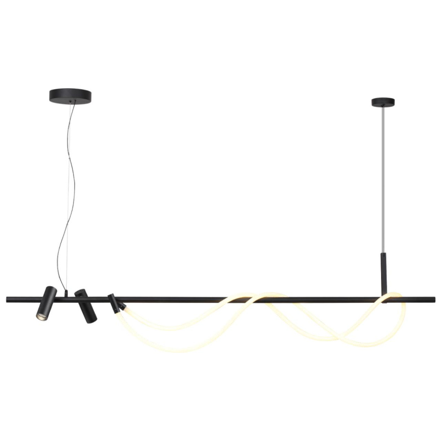 Подвесной светильник ODEON LIGHT 4391/40L CORDA хай-тек черный 1x40W