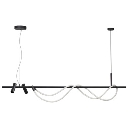 Подвесной светильник ODEON LIGHT 4391/40L CORDA хай-тек черный 1x40W