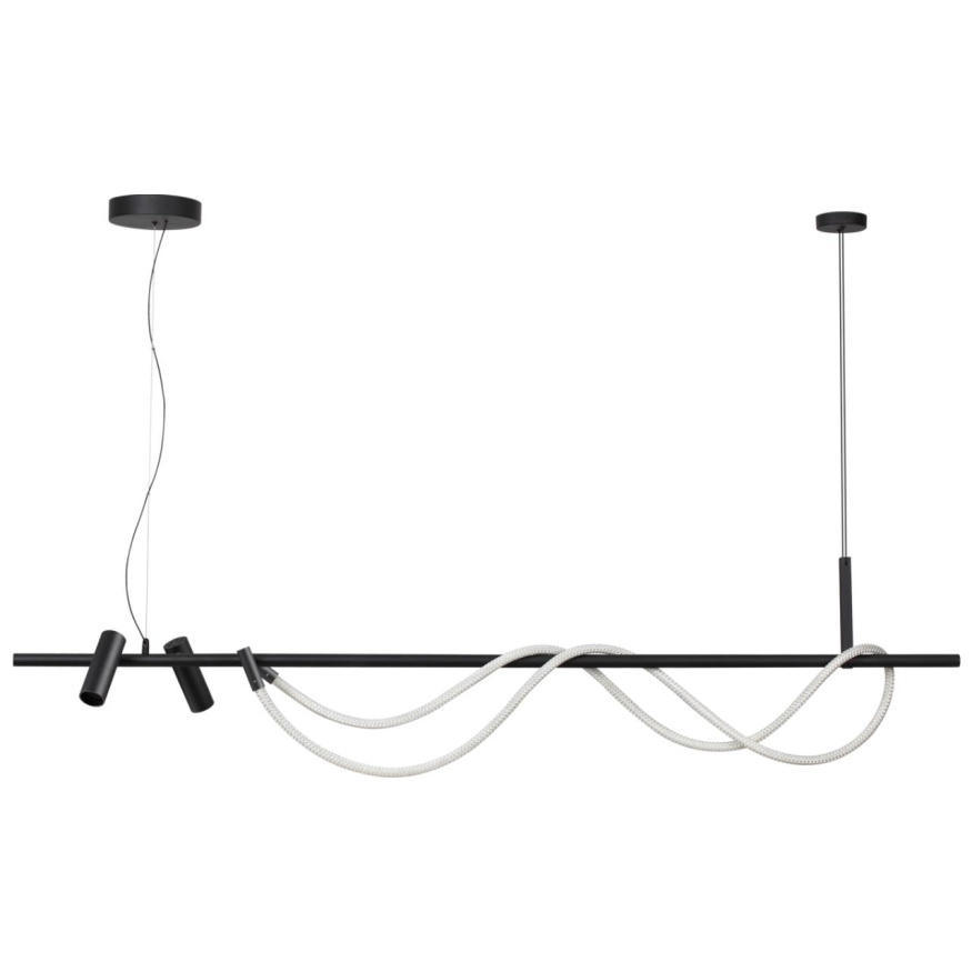 Подвесной светильник ODEON LIGHT 4391/40L CORDA хай-тек черный 1x40W