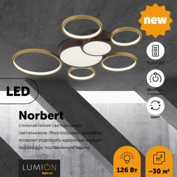 Потолочная люстра Norbert 5256/99CL Lumion LED K Модерн