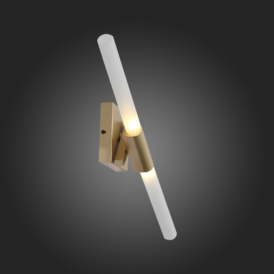 SL947.201.02 Бра ST-Luce Золотистый/Белый G9 2*5W LACONICITA ST LUCE