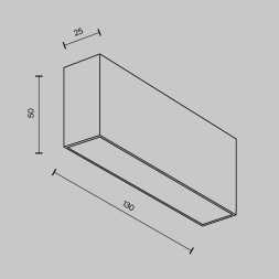 Потолочный светильник Technical C068CL-12W3-6K-W