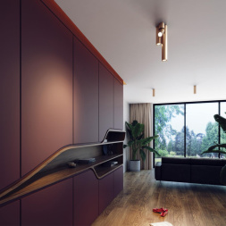 Настенно-потолочный светильник ODEON LIGHT 3895/1C DUETTA хай-тек золотистый 50W