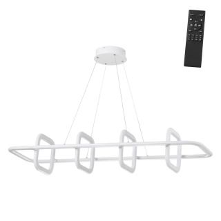 Светильник подвесной светодиодный диммируемый в комплекте пульт ДУ NOVOTECH 359184 ONDO в скандинавском стиле белый 175Вт