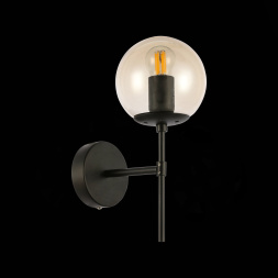 SLE154901-01 Светильник настенный Черный/Янтарный E27 1*40W LACOTTA EVOLUCE