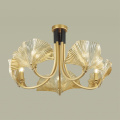 Люстра ODEON LIGHT EXCLUSIVE 4870/5 VENTAGLIO в классическом стиле золотой/чёрный 5x40W