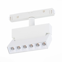 ST362.536.06 Магнитный трековый светильник белый LED 1*6W 3000K 532Lm Ra>80 36° IP20 L120xW22xH134 4 SKYLINE 48 ST LUCE