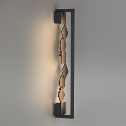 Настенный ODEON LIGHT EXCLUSIVE 6692/12WL GEOS неоклассика, минимализм, модерн черный ice crack 12Вт