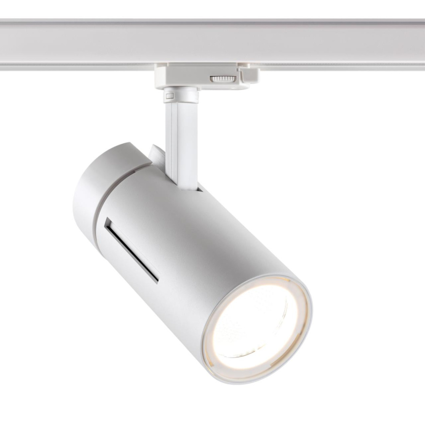 Трехфазный трековый светодиодный cветильник NOVOTECH 358596 DEP лофт, минимализм, хай-тек белый 30W