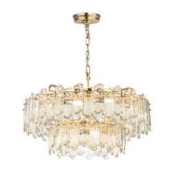 Люстра ODEON LIGHT 5069/22 BULLON неоклассика золото/прозрачный 22x40W