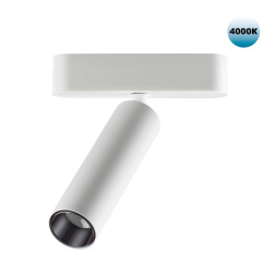Трековый светильник для низковольтного шинопровода NOVOTECH 359085 SMAL в скандинавском стиле белый 7Вт
