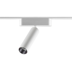 Трековый светильник для низковольтного шинопровода NOVOTECH 359085 SMAL в скандинавском стиле белый 7Вт