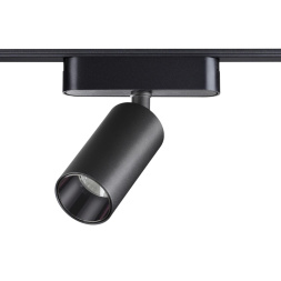 Трековый светильник для низковольтного шинопровода NOVOTECH 359088 SMAL лофт, минимализм, хай-тек черный 12Вт