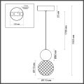 Подвес Odeon light  Crystal 5007/7L