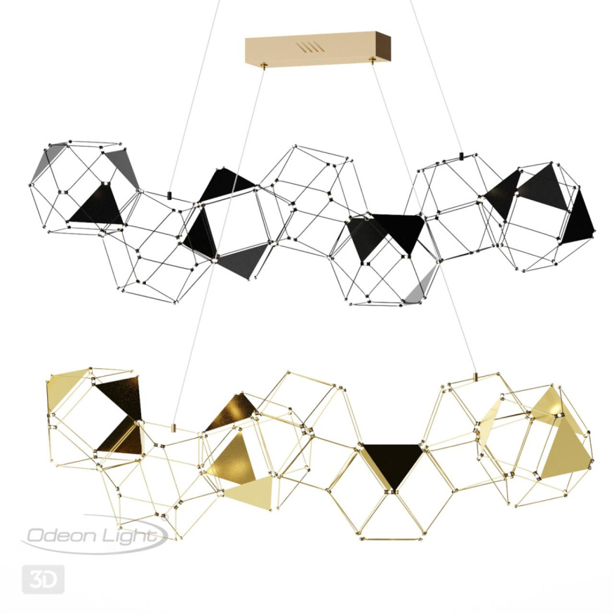 Люстра ODEON LIGHT 5086/32L TRELLIS хай-тек античная бронза 32W