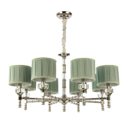 SL1121.103.08 Люстра подвесная ST-Luce Никель/Оливковый E14 8*40W OLEO ST LUCE