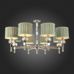 SL1121.103.08 Люстра подвесная ST-Luce Никель/Оливковый E14 8*40W OLEO ST LUCE