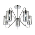 SLE102302-05 Светильник потолочный Хром/Дымчатый E14 5*40W VALIERI EVOLUCE