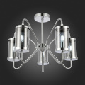 SLE102302-05 Светильник потолочный Хром/Дымчатый E14 5*40W VALIERI EVOLUCE